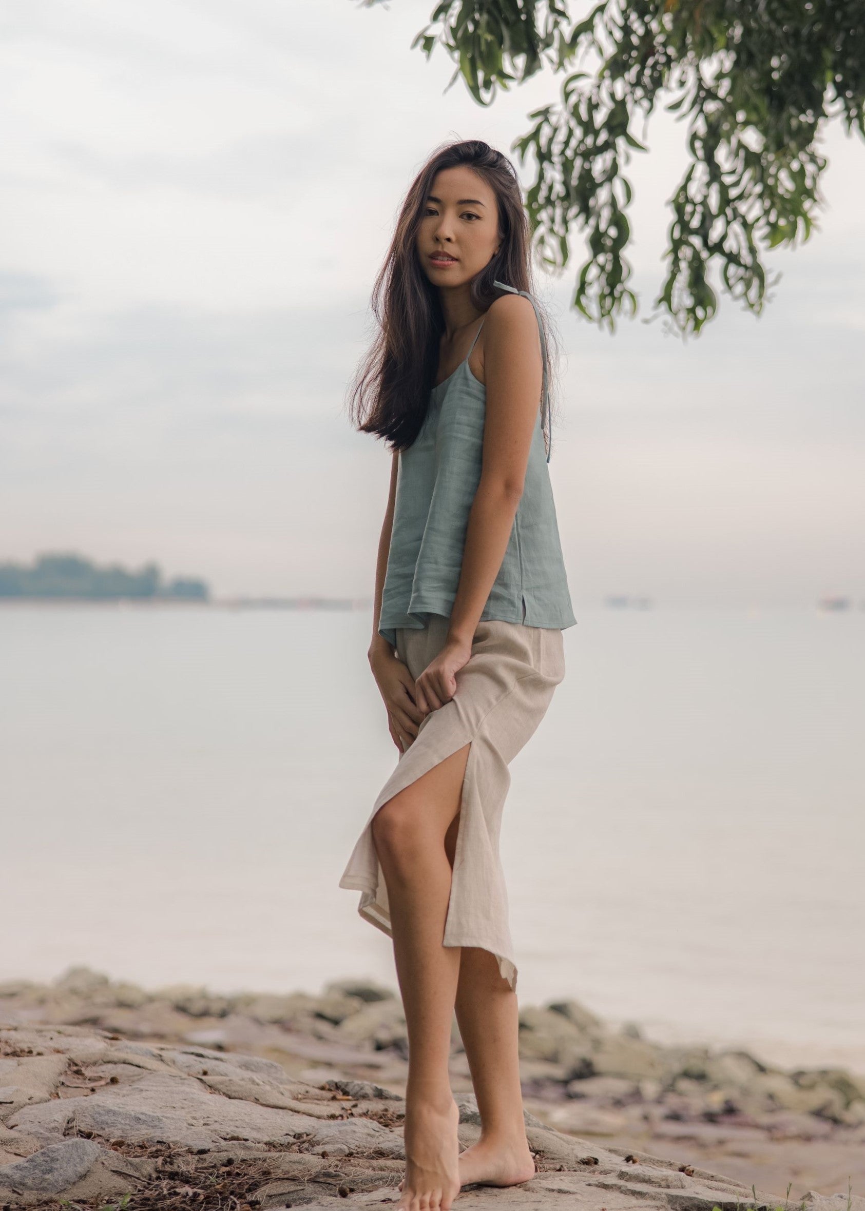 Eun Camisole in Seafoam