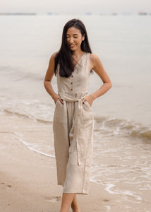 Isla Jumpsuit in Natural