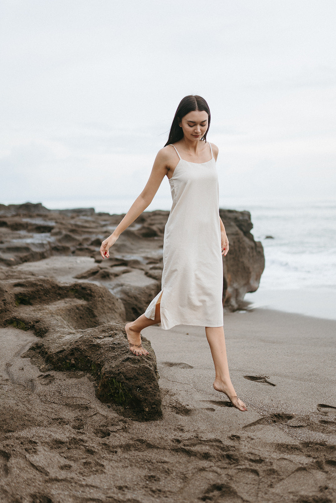 Nellie Dress in Sand