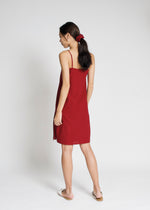 Load image into Gallery viewer, Penelope Dress in Scarlet
